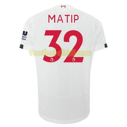 matip 32 liverpool uit shirt 2019-2020 mannen