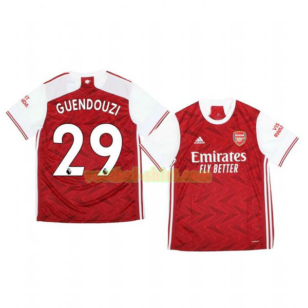 matteo guendouzi 29 arsenal thuis shirt 2020-2021 mannen