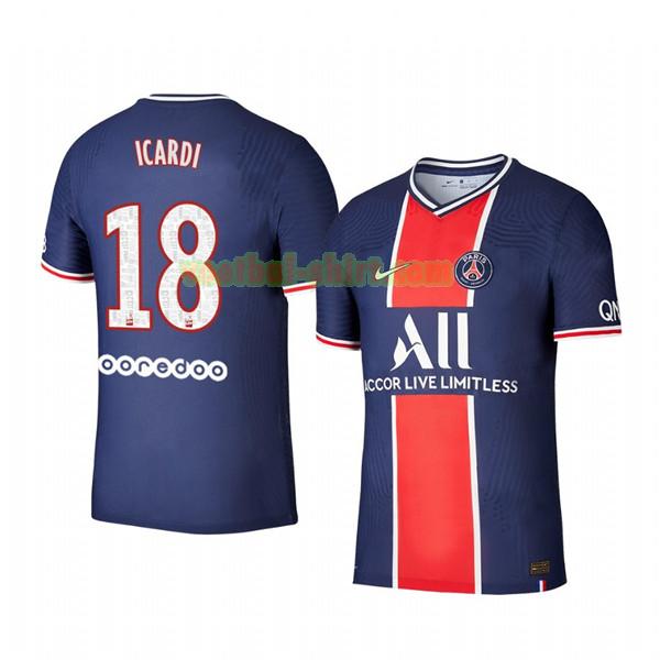 mauro icardi 18 paris saint germain thuis shirt 2020-21 mannen