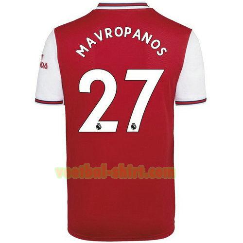 mavropanos 27 arsenal thuis shirt 2019-2020 mannen