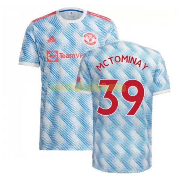 mctominay 39 manchester united uit shirt 2021 2022 blauw mannen