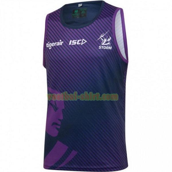 melbourne storm opleiding shirt 2020 purper mannen