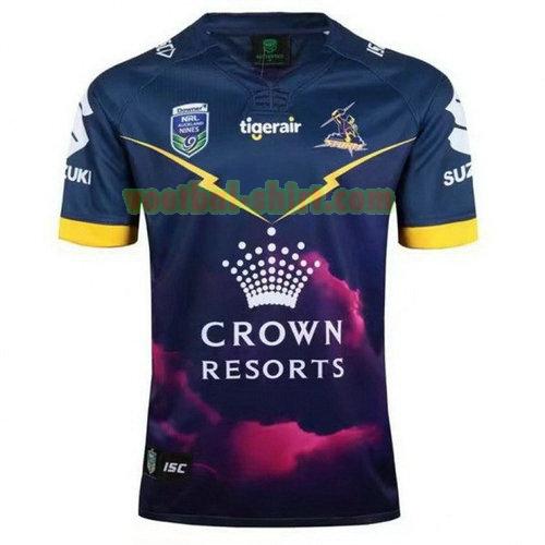 melbourne storm rugby shirt 2017-2018 blauw mannen