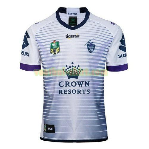 melbourne storm uit rugby shirt 2018 wit mannen