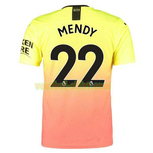 mendy 22 manchester city 3e shirt 2019-2020 mannen
