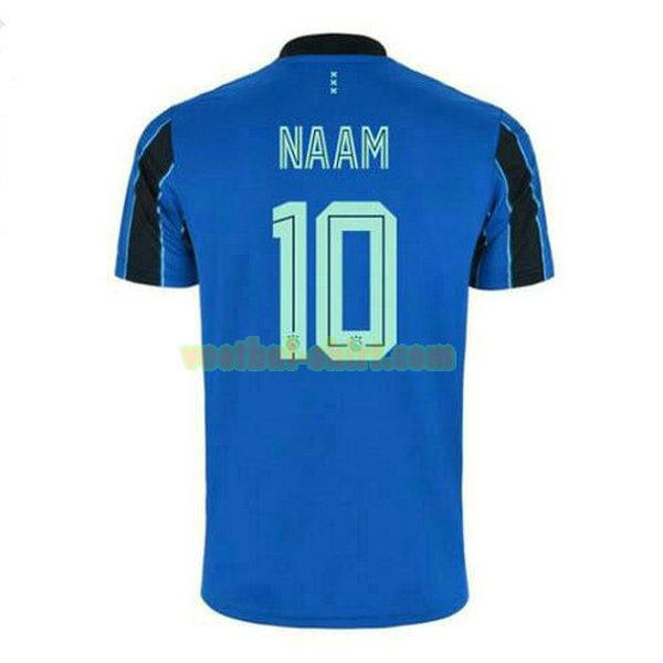 met eigen naam en nummer 10 ajax uit shirt 2021 2022 blauw mannen