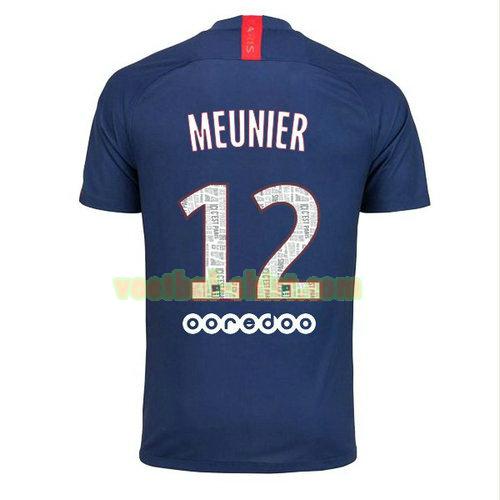 meunier 12 paris saint germain thuis shirt 2019-2020 mannen