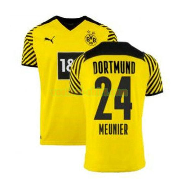 meunier 24 borussia dortmund thuis shirt 2021 2022 geel mannen