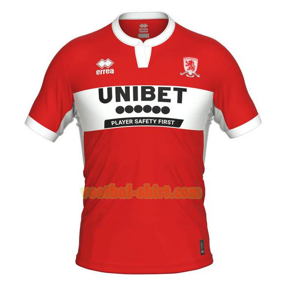 middlesbrough thuis shirt 2022 2023 thailand rood wit mannen