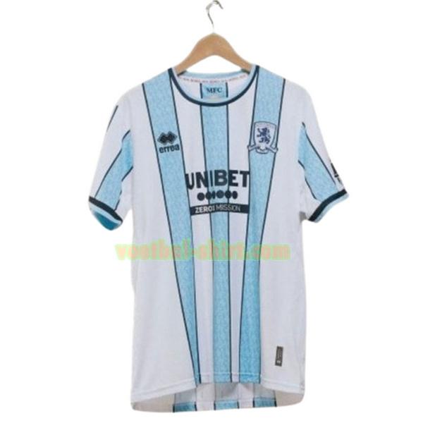 middlesbrough uit shirt 2024 2025 thailand wit blauw mannen