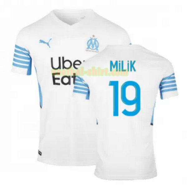 milik 19 olympique marseille thuis shirt 2021 2022 wit mannen