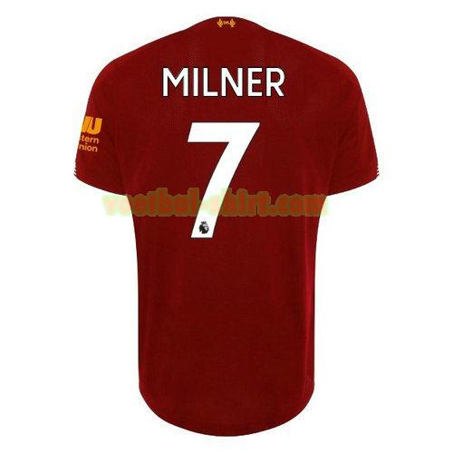 milner 7 liverpool thuis shirt 2019-2020 mannen