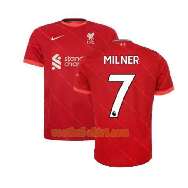 milner 7 liverpool thuis shirt 2021 2022 rood mannen