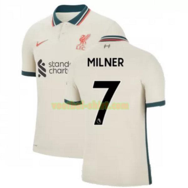 milner 7 liverpool uit shirt 2021 2022 geel mannen