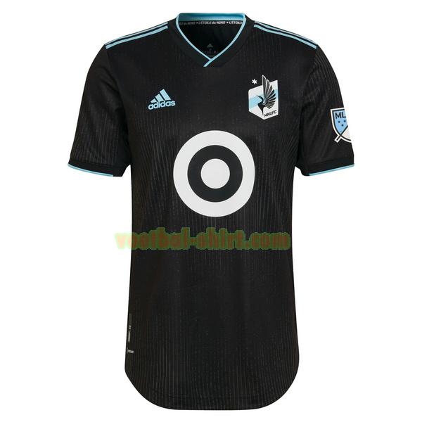 minnesota united thuis shirt 2022 2023 thailand zwart mannen