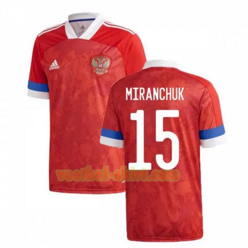 miranchuk 15 rusland thuis shirt 2020 mannen