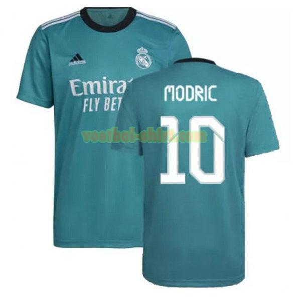 modric 10 real madrid 3e shirt 2021 2022 groen mannen