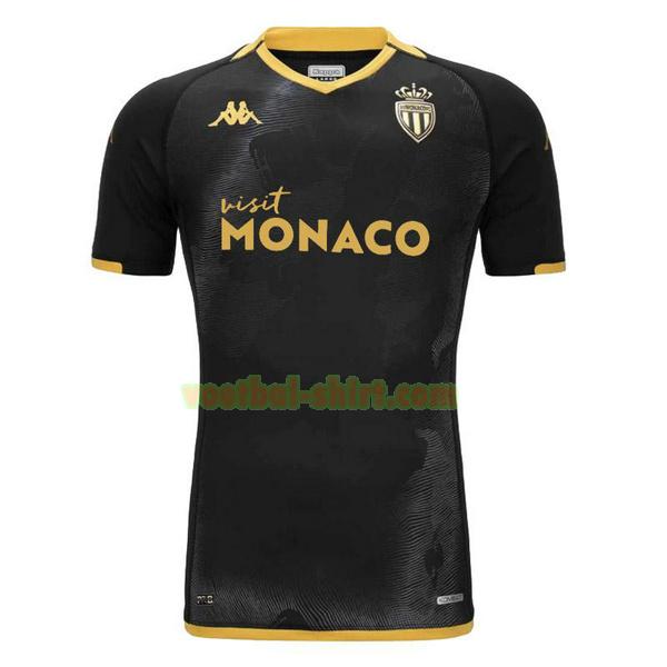 monaco uit shirt 2023 2024 thailand zwart mannen