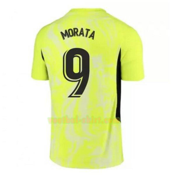 morata 9 atletico madrid 3e shirt 2020-2021 groen mannen