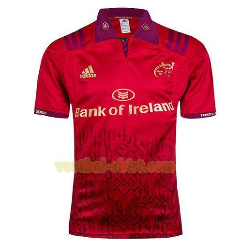 munster thuis rugby shirt 2017-2018 rood mannen