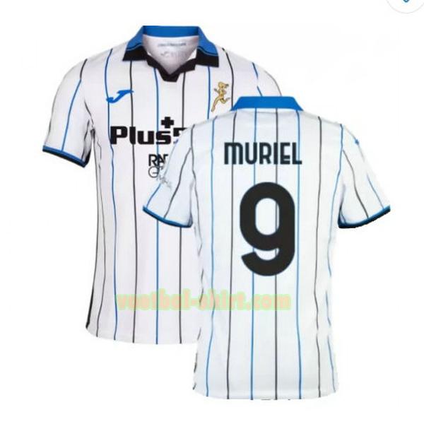 muriel 9 atalanta uit shirt 2021 2022 wit mannen