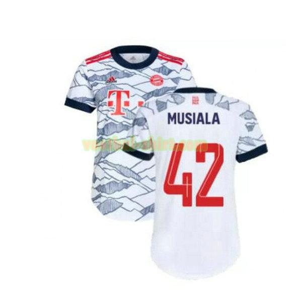 musiala 42 bayern münchen 3e shirt 2021 2022 grijs mannen