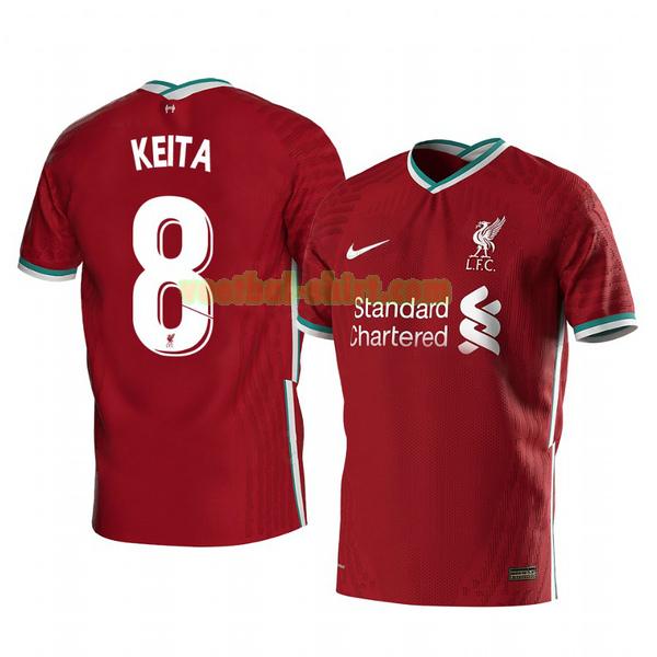 naby keita 8 liverpool thuis shirt 2020-2021 mannen