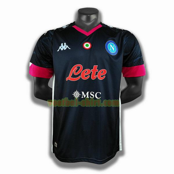 napoli 3e player shirt 2020-2021 zwart mannen