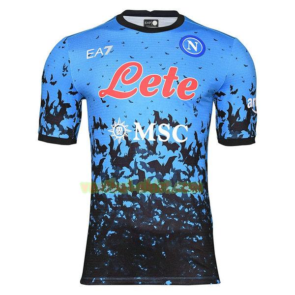 napoli halloween shirt 2022 2023 blauw mannen