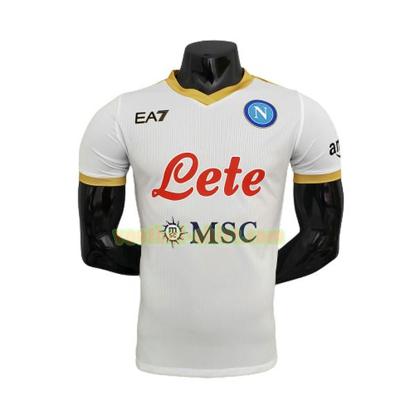 napoli player uit shirt 2021 2022 wit mannen