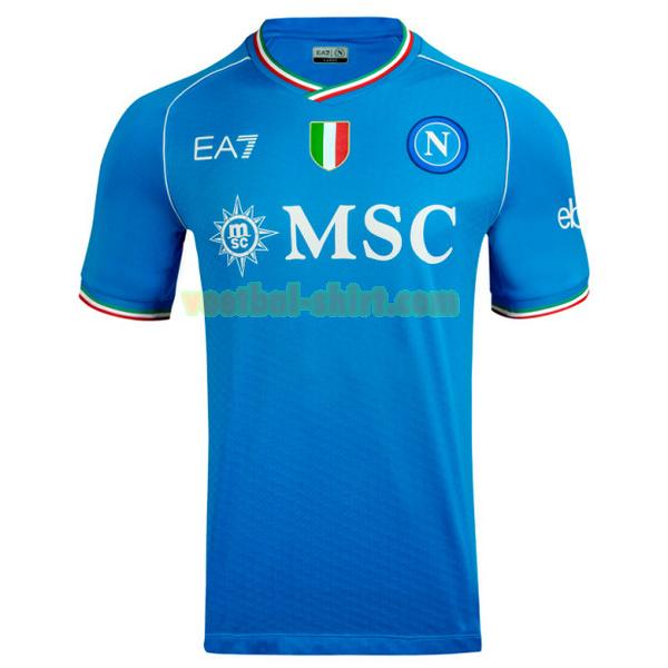 napoli thuis shirt 2023 2024 thailand blauw mannen