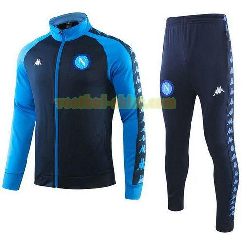 napoli trainingspak 2019 2020 blauw zwart mannen