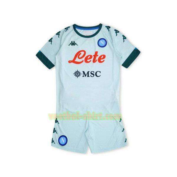 napoli uit shirt 2020-2021 blauw kinderen