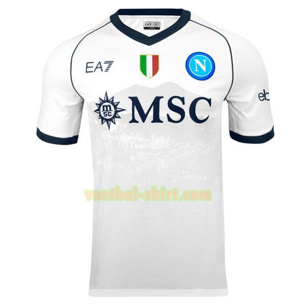 napoli uit shirt 2023 2024 thailand wit mannen