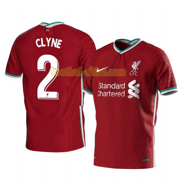 nathaniel clyne 2 liverpool thuis shirt 2020-2021 mannen