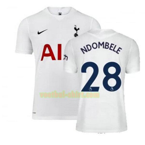 ndombele 28 tottenham hotspur thuis shirt 2021 2022 wit mannen