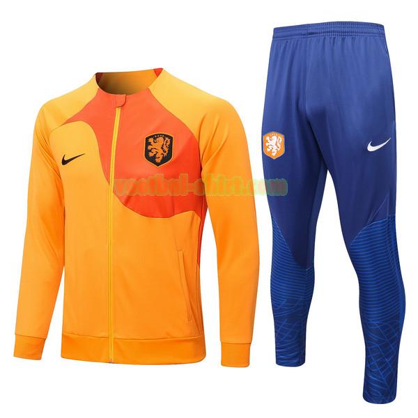 nederland set trainingspak 2022 2023 oranje mannen
