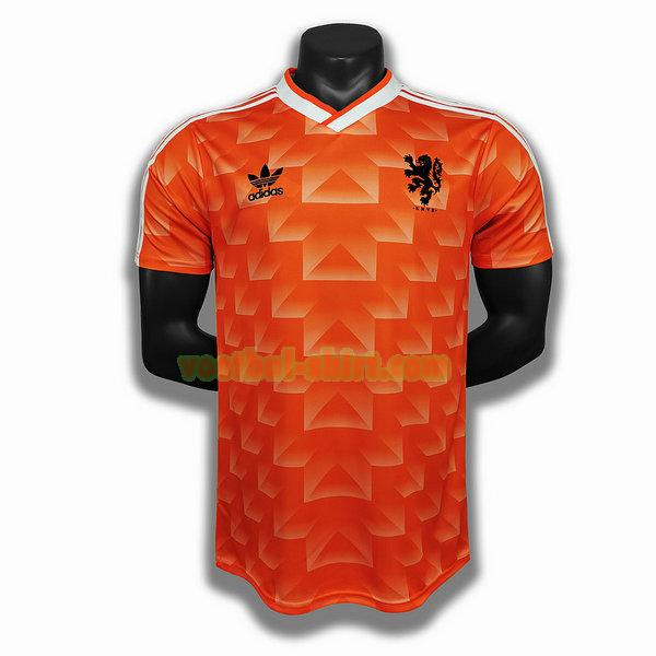 nederland thuis player shirt 1988 oranje mannen