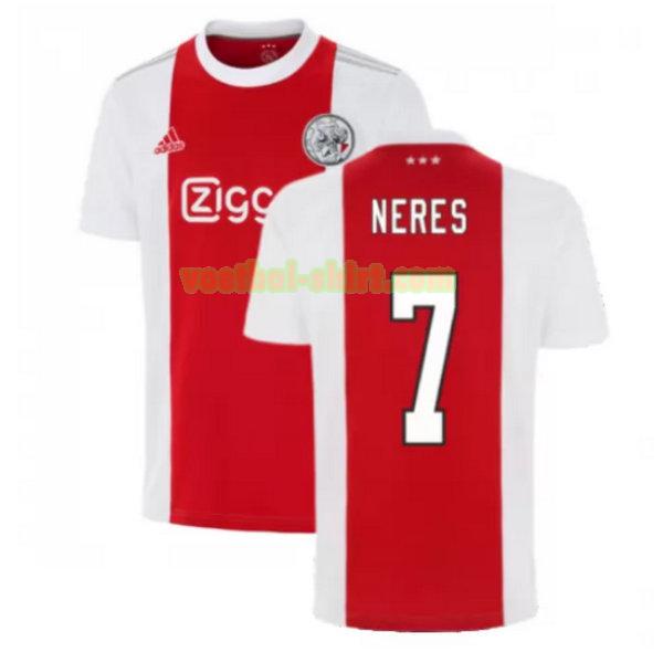 neres 7 ajax thuis shirt 2021 2022 rood wit mannen