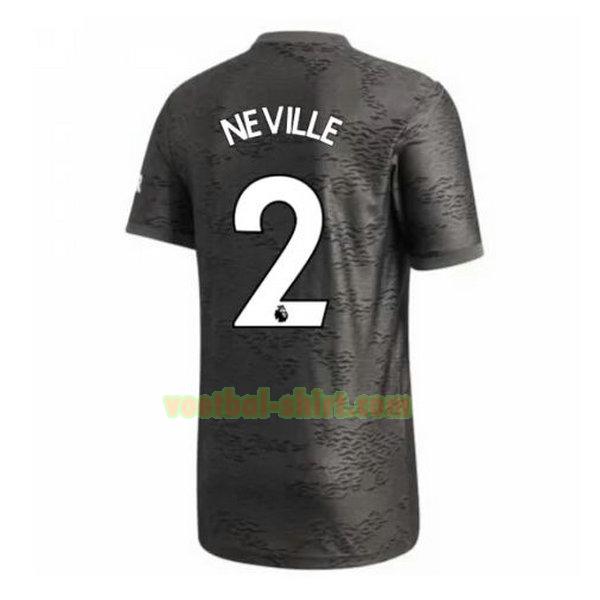 neville 2 manchester united uit shirt 2020-2021 mannen