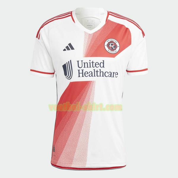 new england revolution uit shirt 2023 2024 thailand wit rood mannen