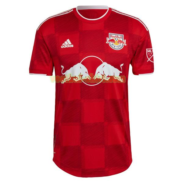 new york red bulls thuis shirt 2022 2023 thailand rood mannen