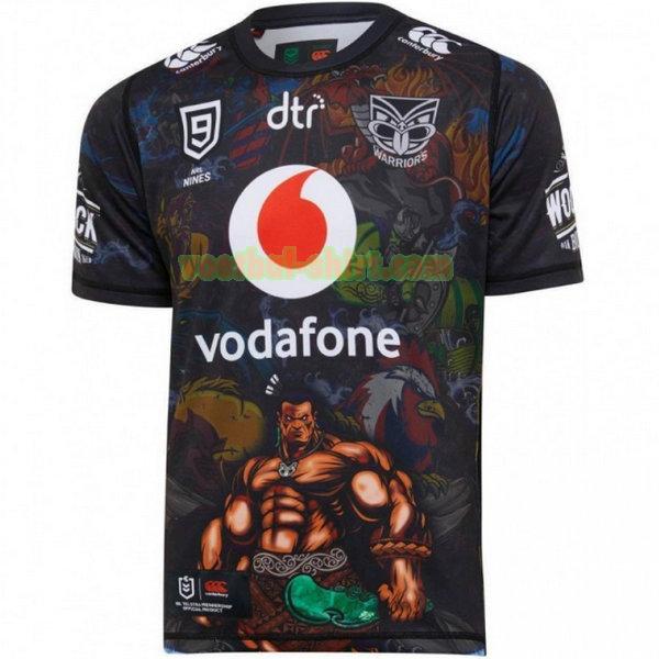 new zealand warriors nines shirt 2020 zwart mannen