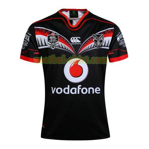 new zealand warriors thuis rugby shirt 2017-2018 zwart mannen