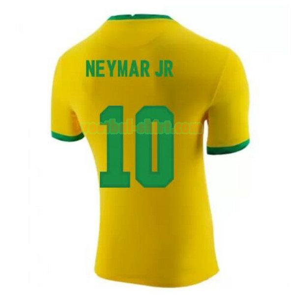 neymar jr 10 brazilië thuis shirt 2020-2021 geel mannen