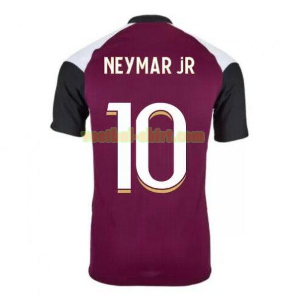 neymar jr 10 paris saint germain 3e shirt 2020-2021 purper mannen