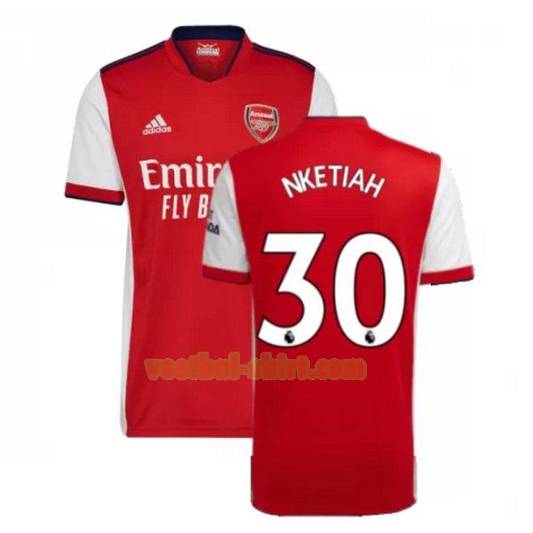 nketiah 30 arsenal thuis shirt 2021 2022 rood mannen