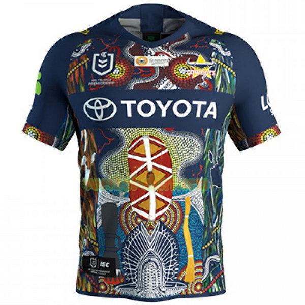 north queensland cowboys indigenous shirt 2019 blauw mannen