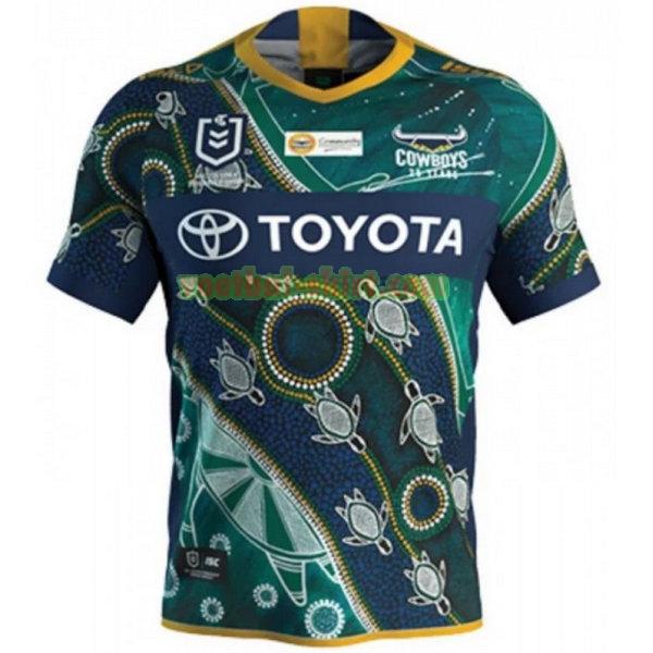 north queensland cowboys indigenous shirt 2020 groen mannen