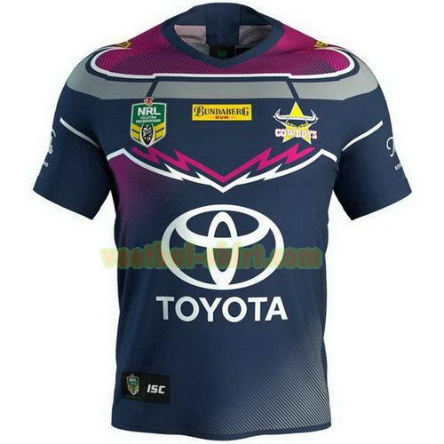 north queensland cowboys rugby shirt 2018 blauw mannen